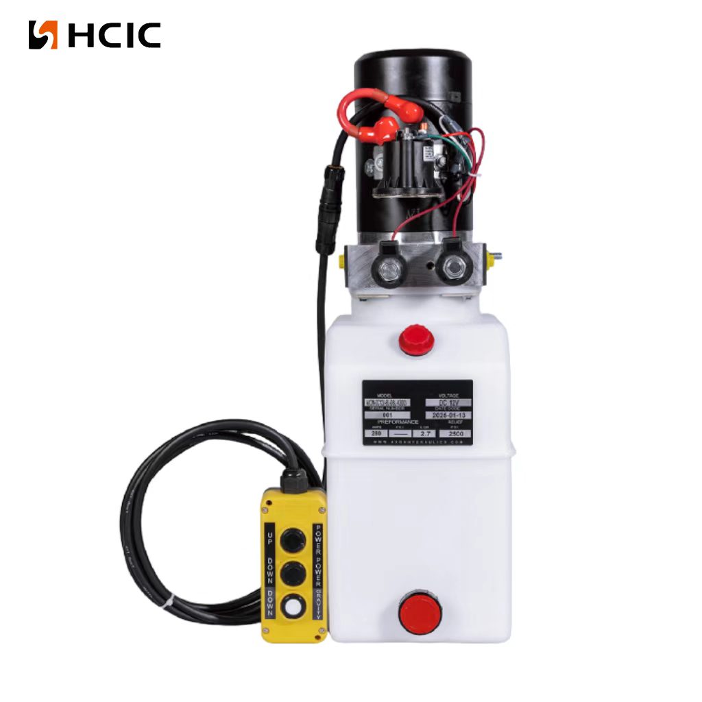 DC12V-8L-DBL-003, 3 बटणासह डबल ॲक्टिंग 12V DC 8L जलाशय